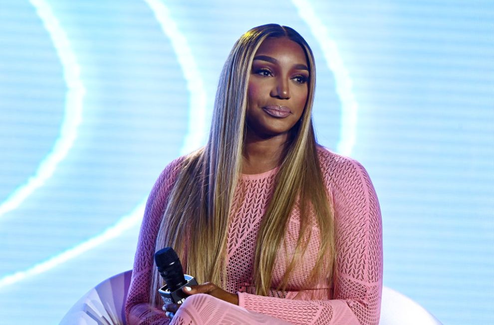 ATLANTA, GEORGIA - SEPTEMBER 24: Television personality NeNe Leakes speaks onstage during the 2022 Revolt Summit at 787 Windsor on September 24, 2022 in Atlanta, Georgia.