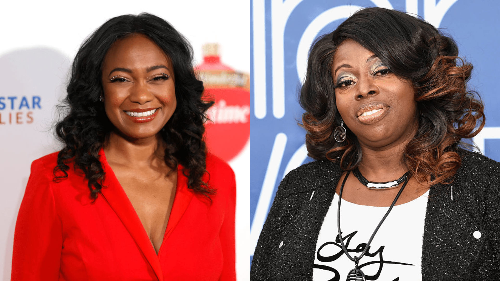 Tatyana Ali And Angie Stone Cross Zeta Phi Beta - WBLS