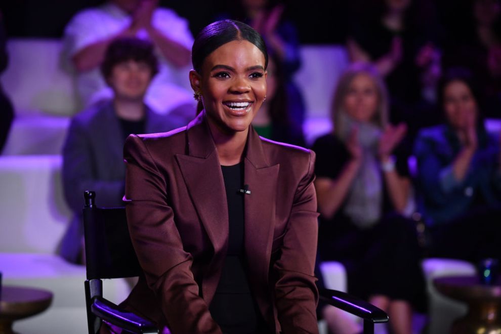 NASHVILLE, TENNESSEE - MAY 03: Candace Owens is seen on set of "Candace" on May 03, 2022 in Nashville, Tennessee. The show will air on May 03, 2022.