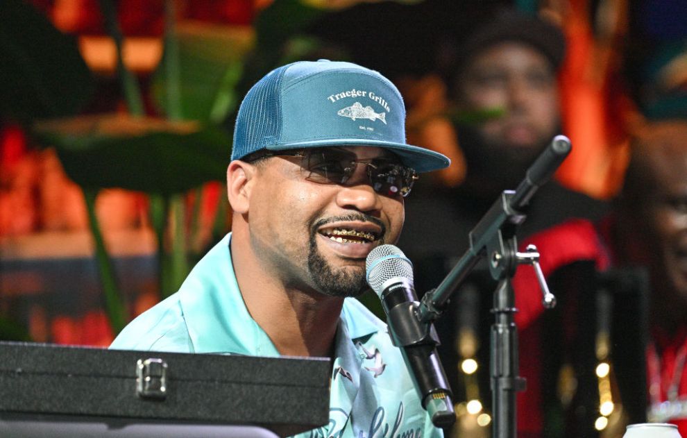 ATLANTA, GEORGIA - SEPTEMBER 22: Juvenile speaks onstage during Day 1 of Revolt World on September 22, 2023 in Atlanta, Georgia.