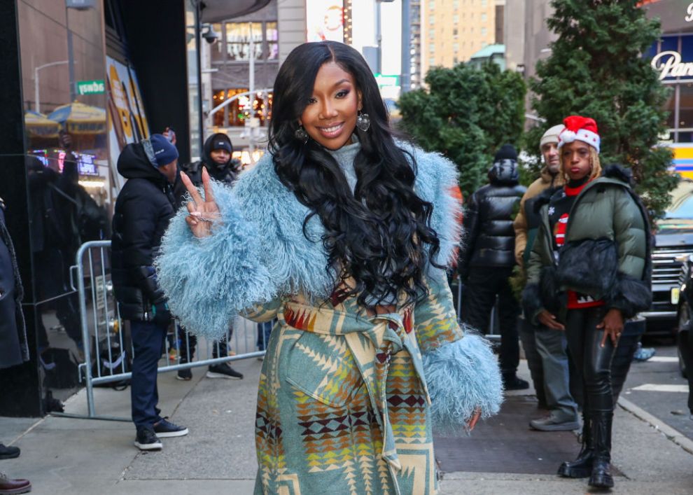 NEW YORK, NY - DECEMBER 22: Brandy is seen on December 22, 2023 in New York City.