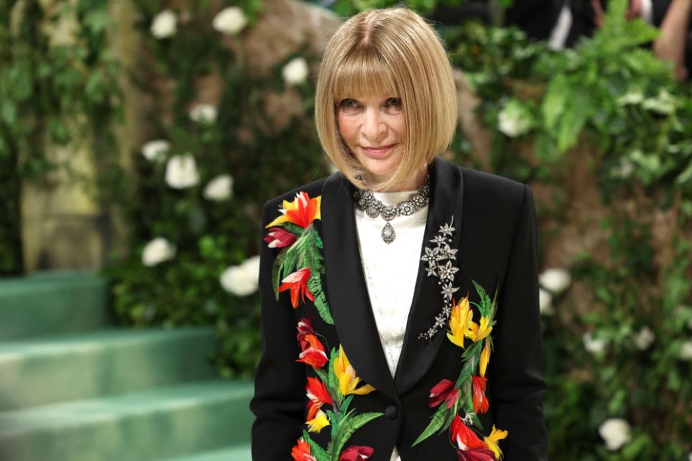 NEW YORK, NEW YORK - MAY 06: Anna Wintour, Vogue Editor-in-Chief, attends The 2024 Met Gala Celebrating "Sleeping Beauties: Reawakening Fashion" at The Metropolitan Museum of Art on May 06, 2024 in New York City.