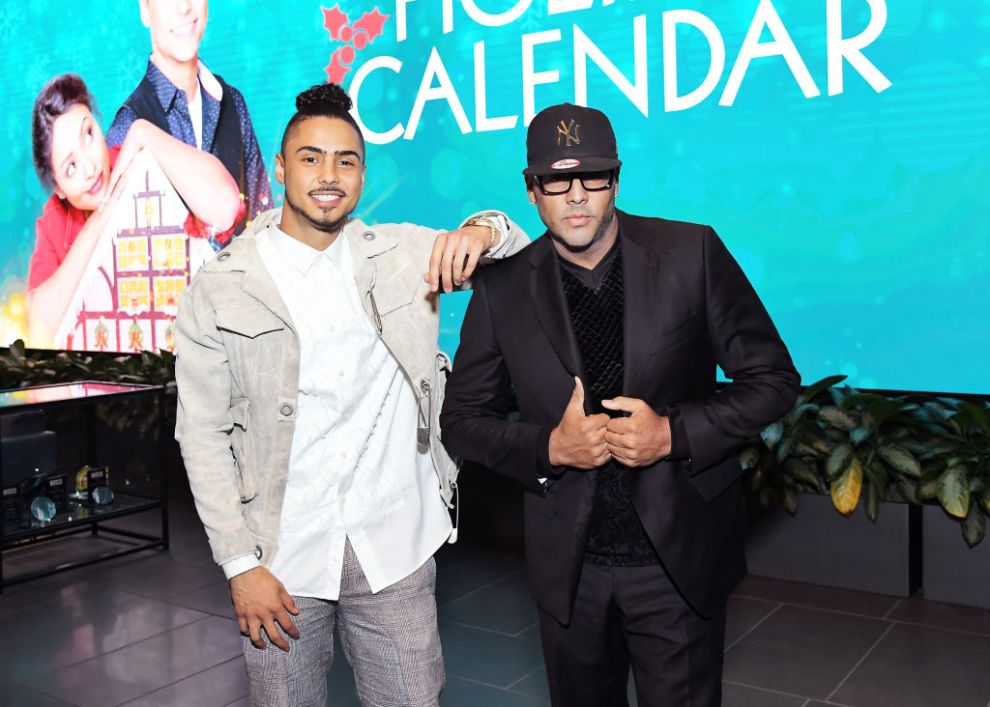 LOS ANGELES, CALIFORNIA - OCTOBER 30: Quincy Brown (L) and Al B. Sure! attend "The Holiday Calendar" Special Screening Los Angeles at NETFLIX Icon Building on October 30, 2018 in Los Angeles, California.