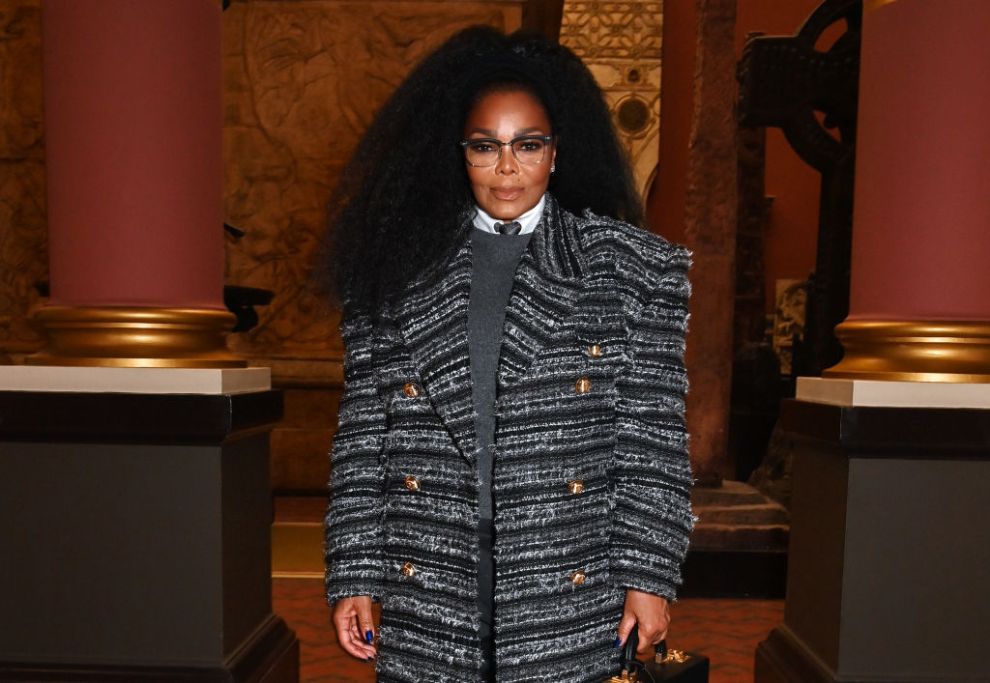 LONDON, ENGLAND - OCTOBER 09: Janet Jackson attends Thom Browne's 20th Anniversary celebration with Phaidon at the Victoria and Albert Museum on October 9, 2023 in London, England