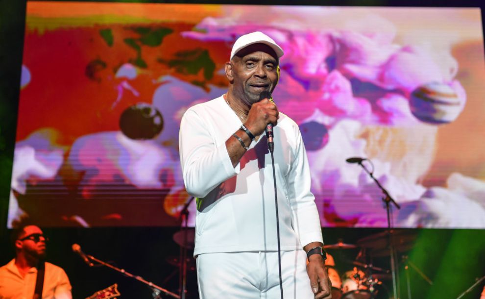 ATLANTA, GEORGIA - MARCH 22: Frankie Beverly performs during Frankie Beverly & Maze Farewell Tour at State Farm Arena on March 22, 2024 in Atlanta, Georgia.