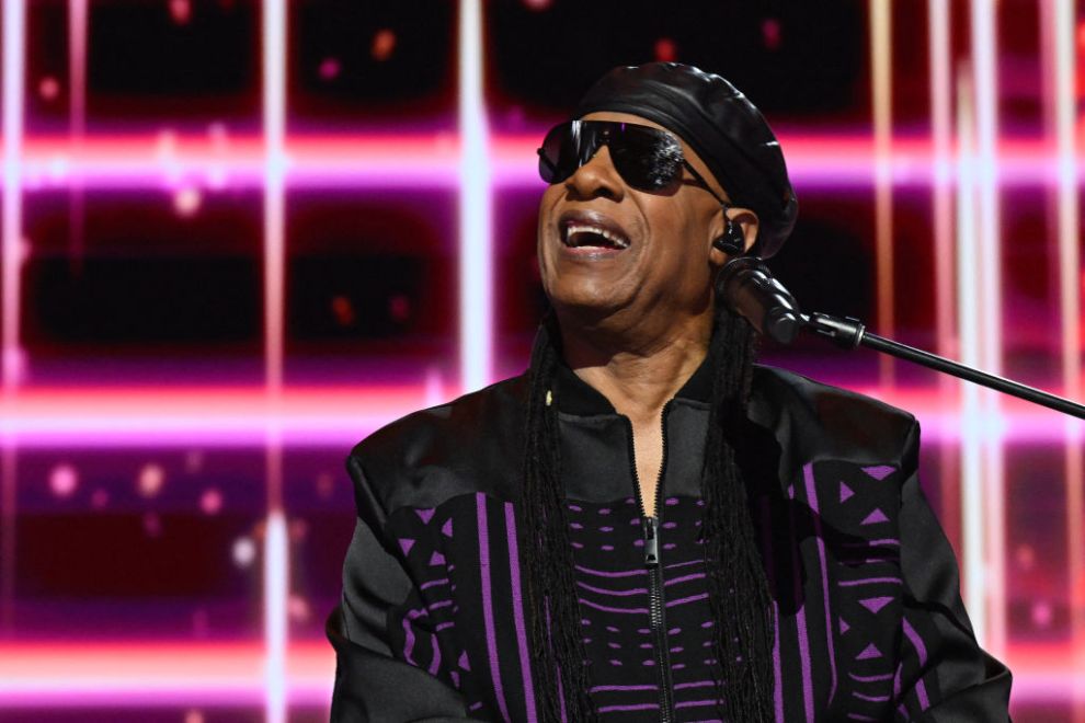 US singer-songwriter Stevie Wonder performs onstage on the third day of the Democratic National Convention (DNC) at the United Center in Chicago, Illinois, on August 21, 2024. Vice President Kamala Harris will formally accept the party's nomination for president at the DNC which runs from August 19-22 in Chicago.