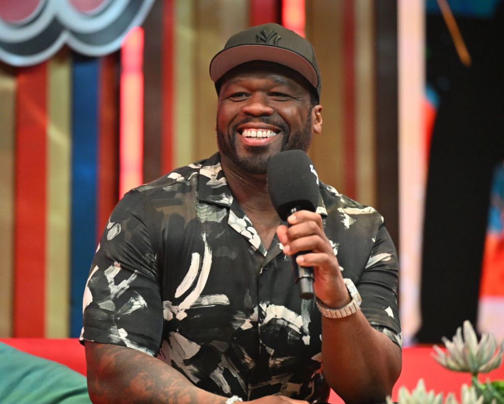 ATLANTA, GEORGIA - AUGUST 25: Curtis "50 Cent" Jackson speaks onstage during Day 3 of the 2024 Invest Fest at Georgia World Congress Center on August 25, 2024 in Atlanta, Georgia