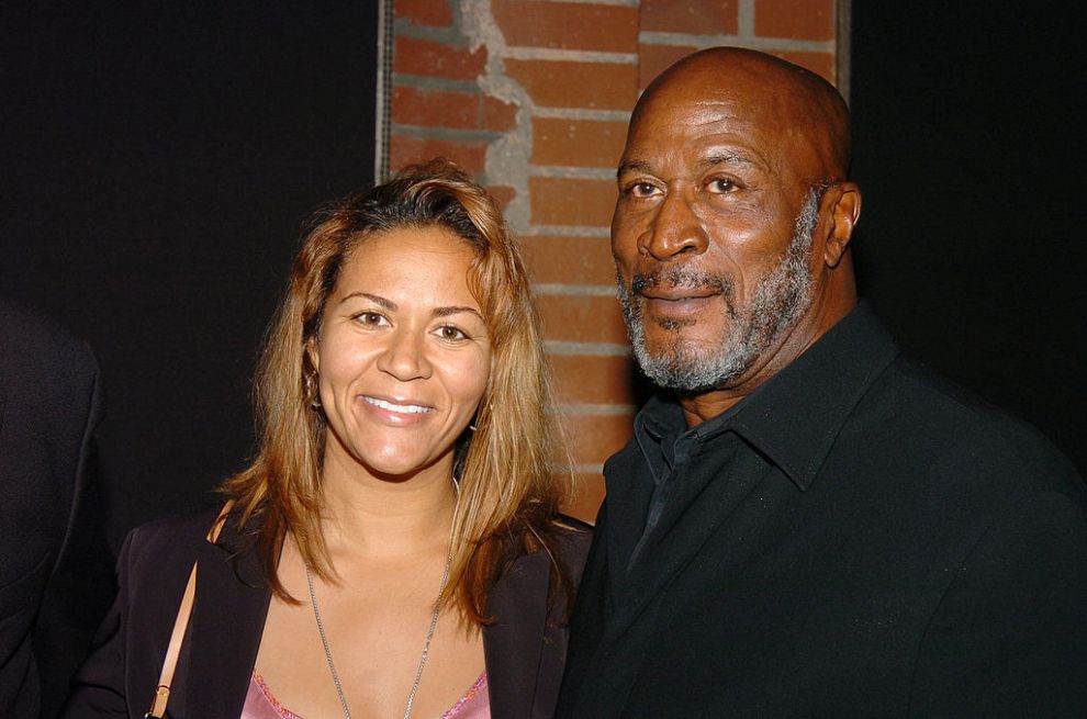 John Amos (right) and daughter Shannon during Cure Autism Now Celebrates Third Annual "Acts of Love" - After Party at Lucques Restaurant in Los Angeles, California, United States.