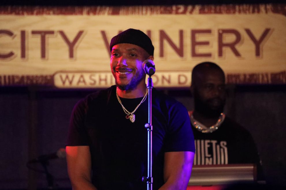 WASHINGTON, DC - JUNE 23: Lyfe Jennings performs at City Winery on June 23, 2022 in Washington, DC.