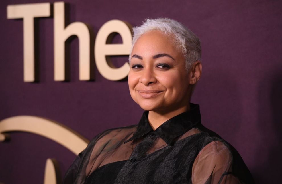 LOS ANGELES, CALIFORNIA - JANUARY 15: Raven Symone attends The Walt Disney Company Emmy Awards Party at Otium on January 15, 2024 in Los Angeles, California.