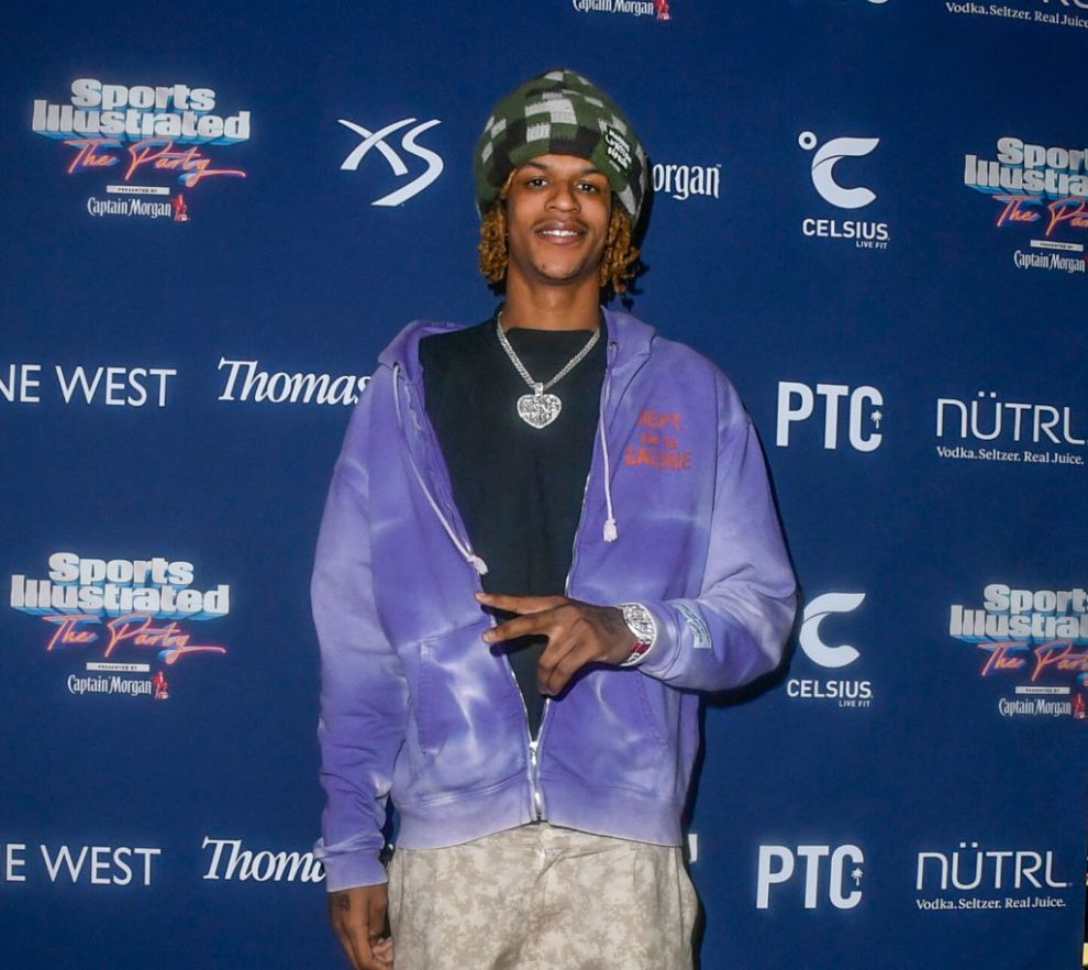 LAS VEGAS, NEVADA - FEBRUARY 10: Shareef O'Neal arrives at SI The Party at XS nightclub at Encore Las Vegas on February 10, 2024 in Las Vegas, Nevada.