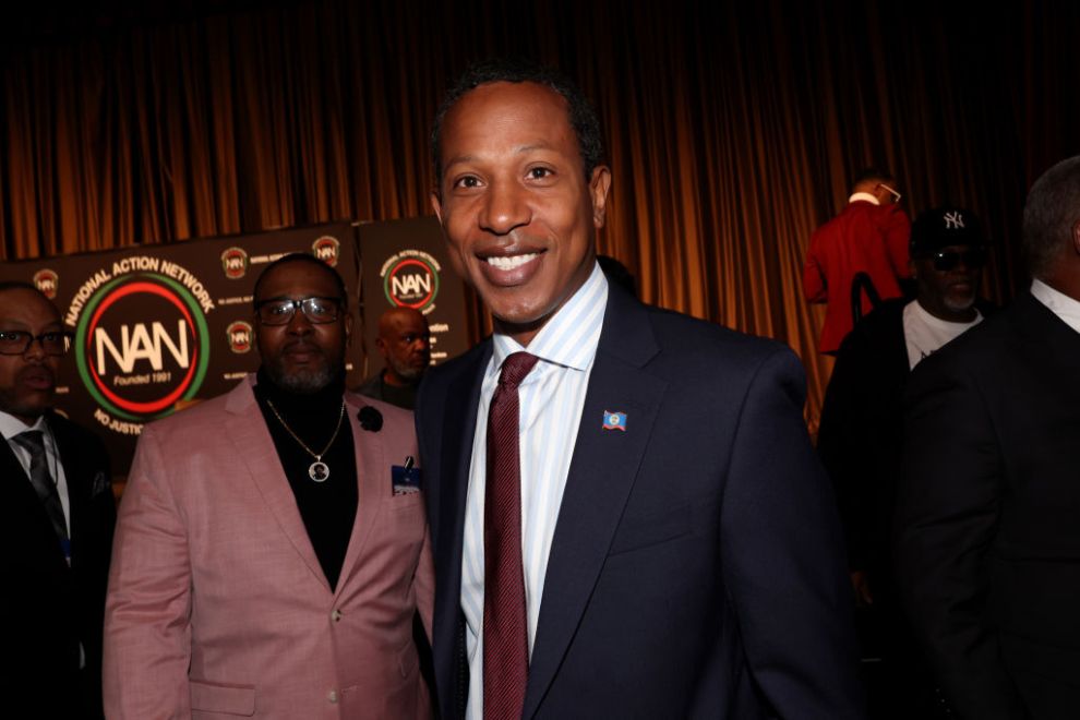 NEW YORK, NEW YORK - APRIL 10: Shyne Barrow attends the 2024 National Action Network Convention Ribbon Cutting on April 10, 2024 in New York City.