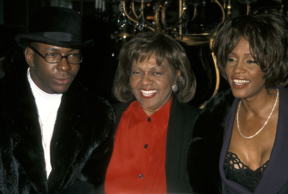 Bobby Brown, Cissy Houston and Whitney Houston