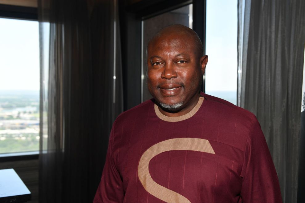 ATLANTA, GEORGIA - MAY 22: Simon Guobadia attends The Fight For Fibroids Atlanta Awareness Brunch at Four Seasons Hotel Atlanta on May 22, 2021 in Atlanta, Georgia.