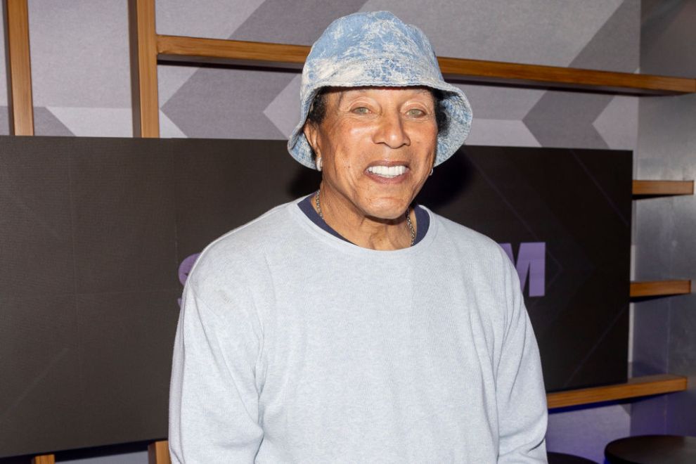 LOS ANGELES, CALIFORNIA - MARCH 26: In this image released on June 3 Smokey Robinson visits the SiriusXM studios on March 26, 2024 in Los Angeles, California.