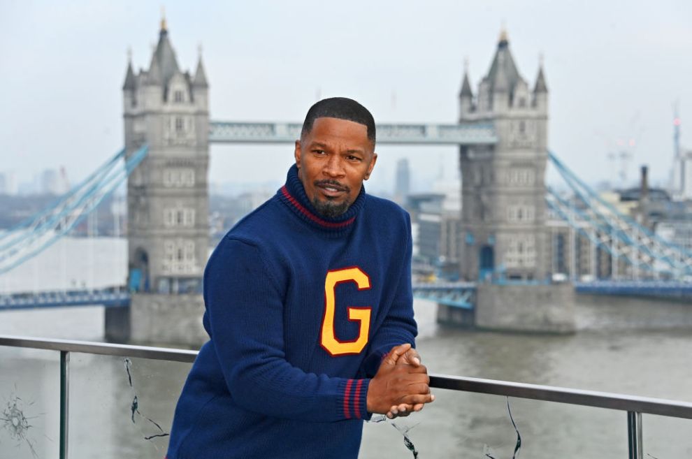 LONDON, ENGLAND - JANUARY 17: Jamie Foxx attends the London photocall for "Back In Action" at Cheval Three Quays on January 17, 2025 in London, England.